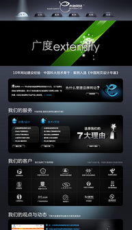 從一塊模版到千面官網 網絡科技公司網站模板設計背后的美學邏輯
